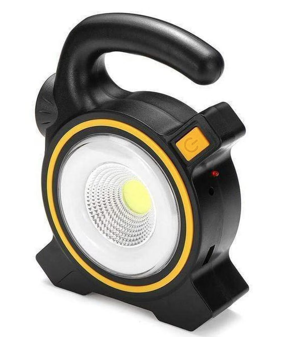 Lampa de lucru 2 IN 1 COB JY 819A LED 10W Incarcare solara USB power bank Negru